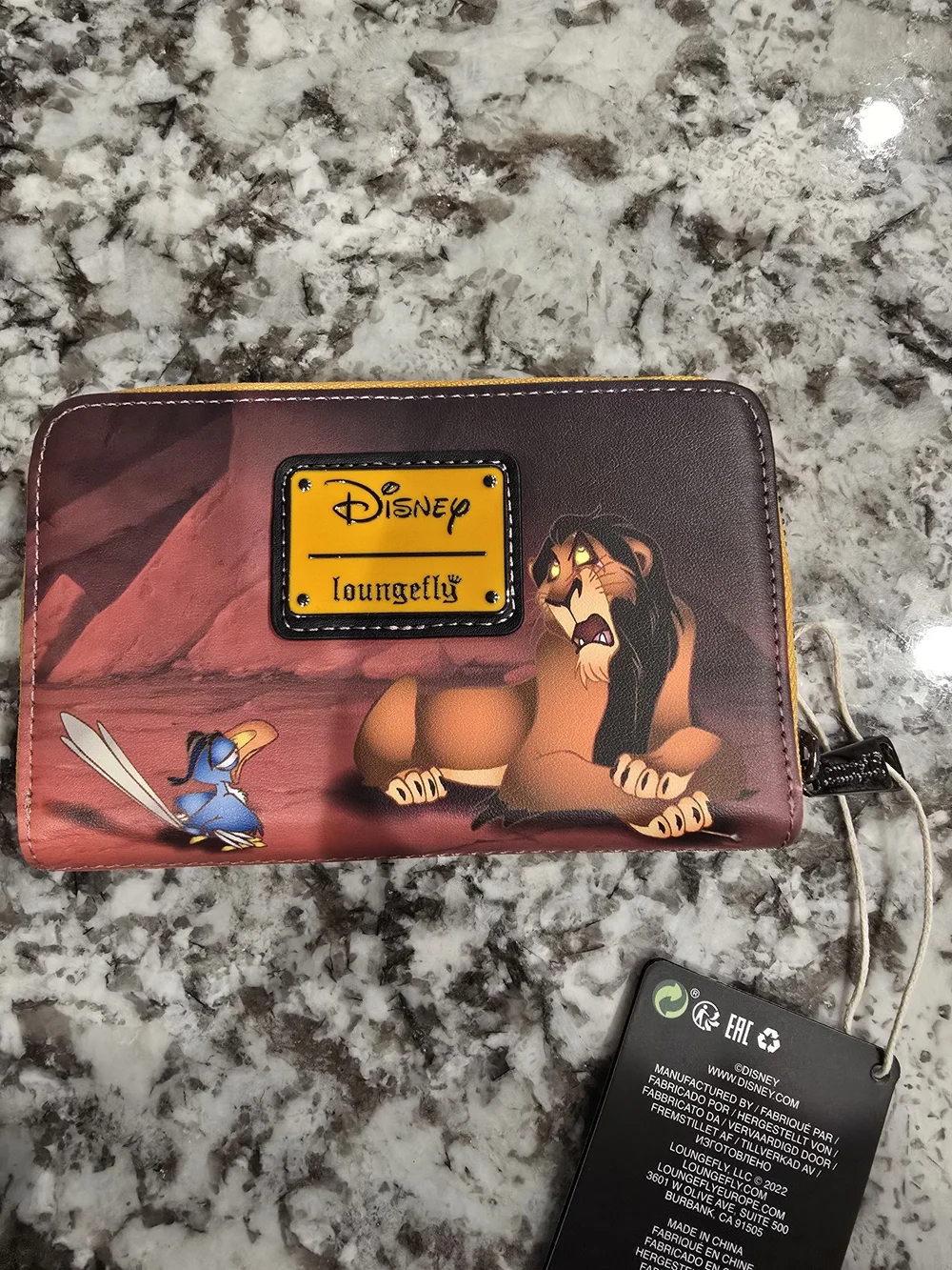 Loungefly The Lion King Scar & Simba Zip Wallet